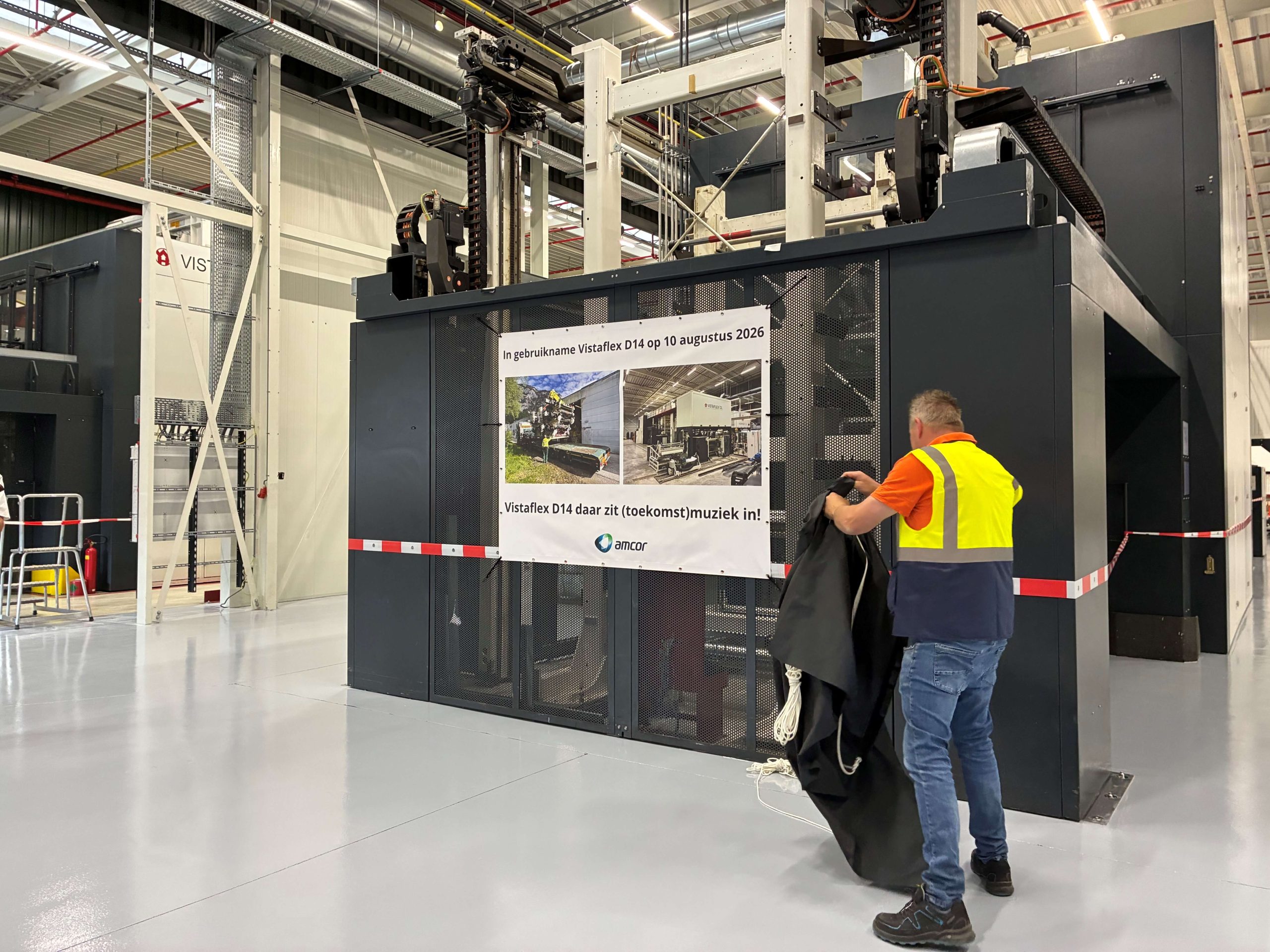 Nieuwe productie-installatie versterkt capaciteit van Amcor Hardenberg